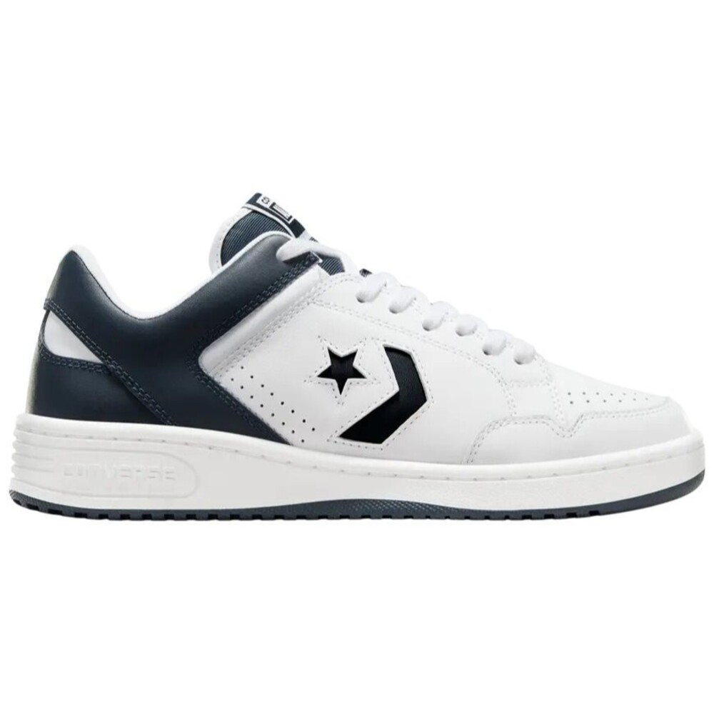 Converse Weapon Leather Ox White/Navy Men's Size 11 - (A11961C)